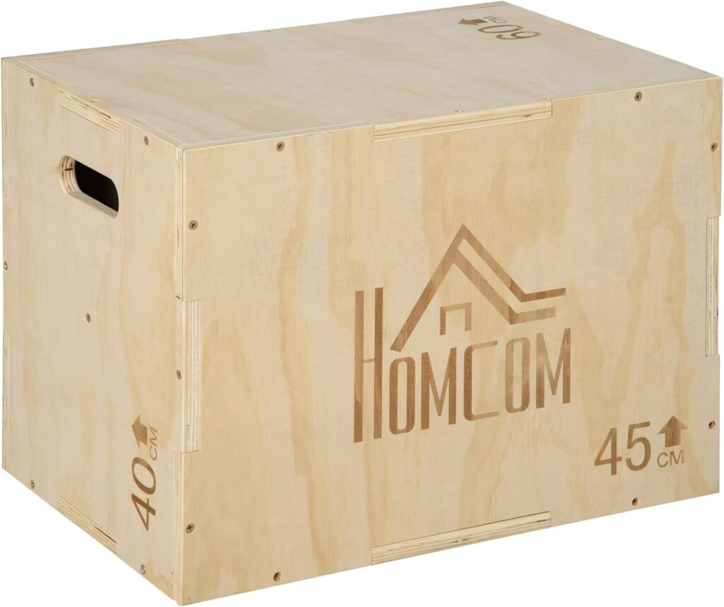 HOMCOM Box Jump pliométrie 3 en 1